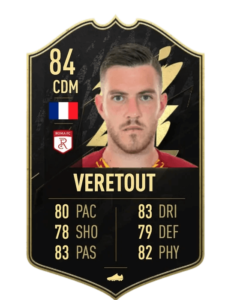 Jordan Veretout IF prediccion TOTW14 FUT22