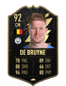 Kevin De Bruyne IF prediccion TOTW14 FUT22