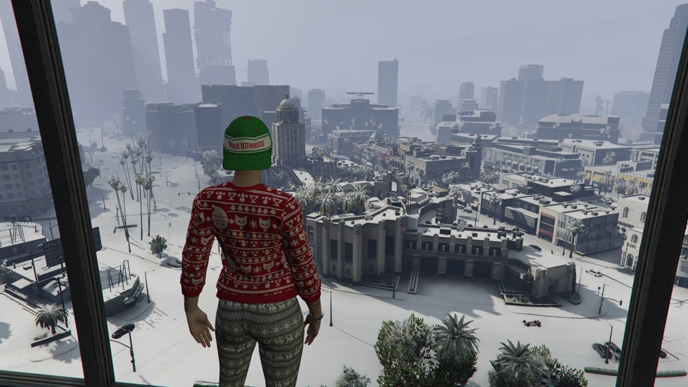 gta online nieve en los santos captura 1