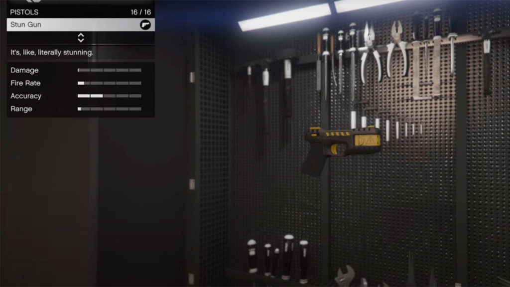 pistola paralizante gta online
