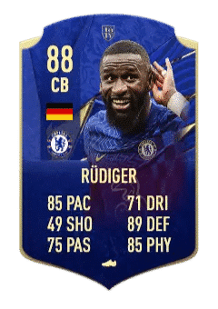 Antonio Rudiger IF prediccion HM FUT22