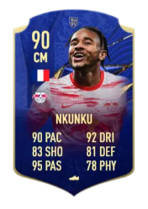 Christopher Nkunku IF prediccion HM FUT22