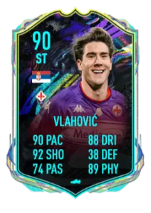 Dusan Vlahovic IF prediccion Future Stars FUT22