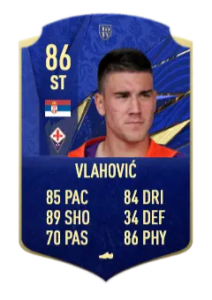 Dusan Vlahovic IF prediccion HM FUT22