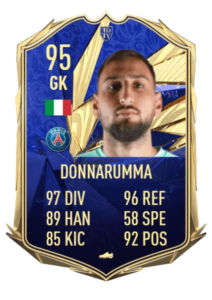 Gianluigi Donnarumma IF prediccion TOTY FUT22