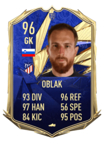 Jan Oblak IF prediccion TOTY FUT22