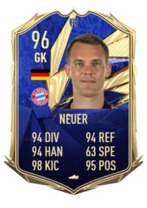 Manuel Neuer IF prediccion TOTY FUT22