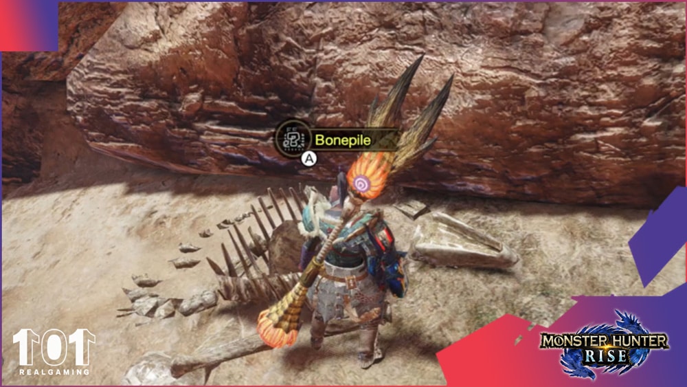 Monster Hunter Rise Cómo conseguir Huesos Gastados