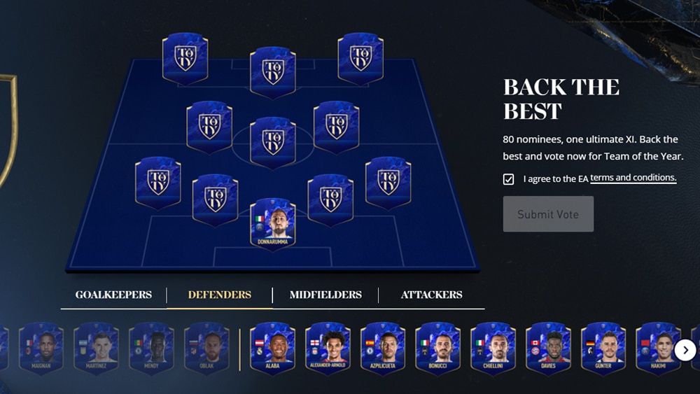 fifa 22 toty proceso de votacion