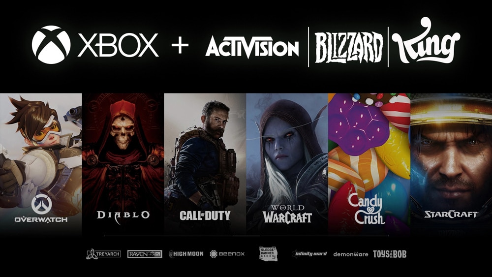 microsoft activision blizzard anuncio