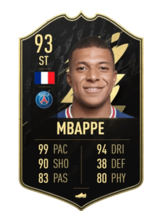 Kylian Mbappe IF prediccion TOTW24 FUT22