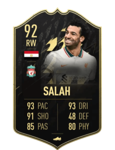 Mohamed Salah IF prediccion TOTW24 FUT22