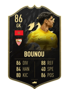 Yassine Bounou IF prediccion TOTW24 FUT22