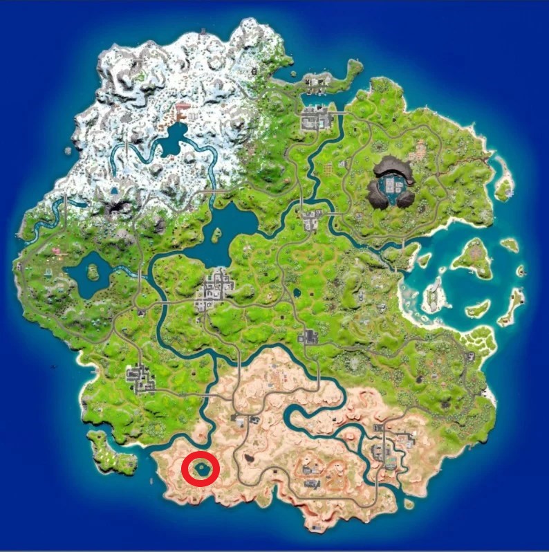 Fortnite - ¿Dónde se encuentra Oasis de Haven en el mapa del battle