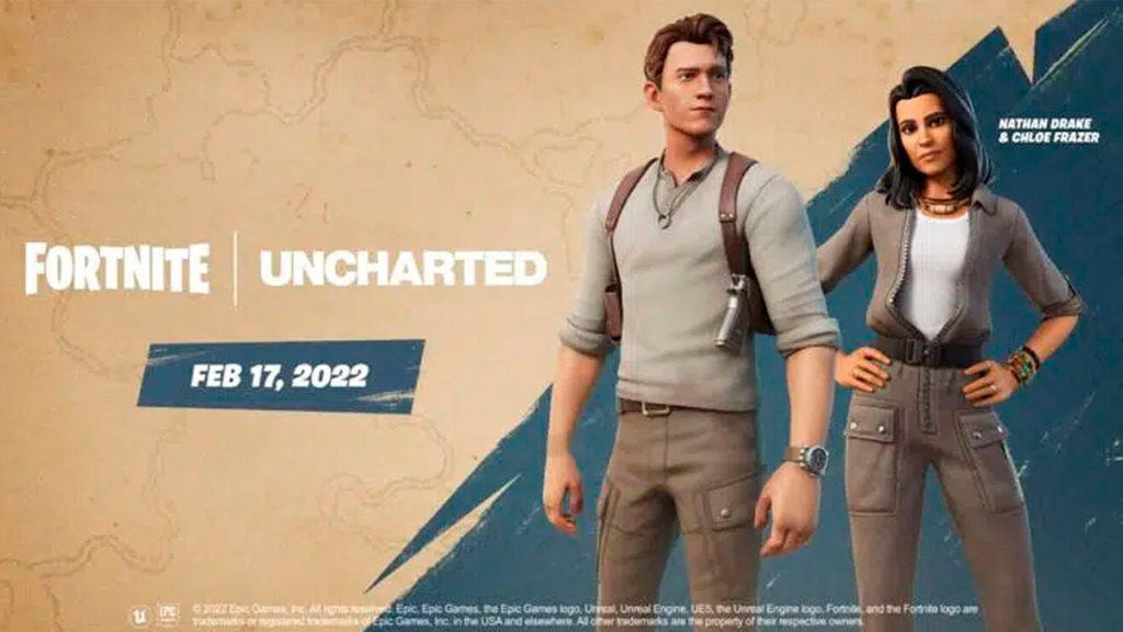 uncharted fortnite