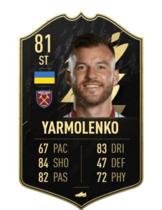 Andriy Yarmolenko IF prediccion TOTW26 FUT22