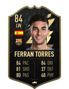 Ferran Torres IF prediccion TOTW26 FUT22