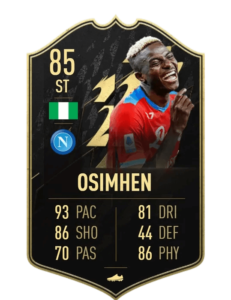 Victor Osimhen IF prediccion TOTW26 FUT22