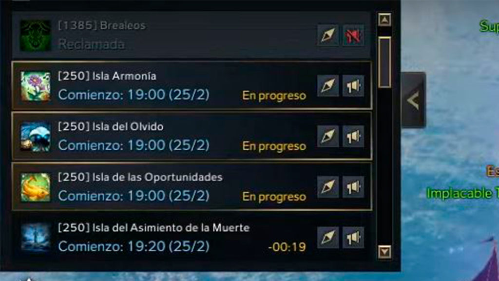 alarmas