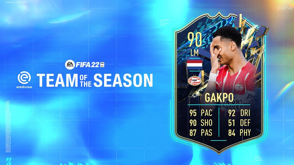 FIFA 22 TOTS Eredivisie Gakpo