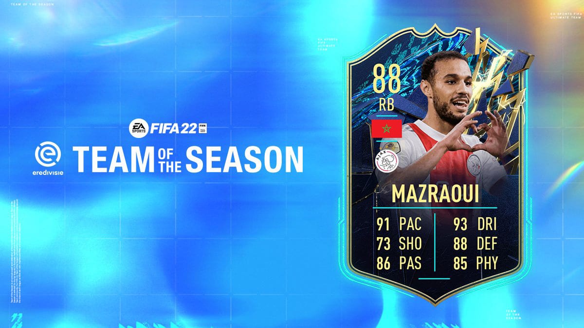 FIFA 22 TOTS Eredivisie Mazraoui