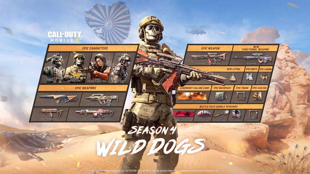cod mobile temporada 4 2022 hoja de ruta