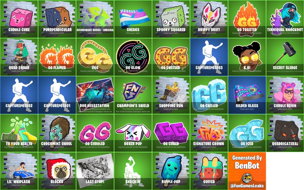 fortnite parche 20 20 cosmeticos no encriptados no skins