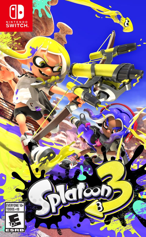 splatoon 3 arte de la caja