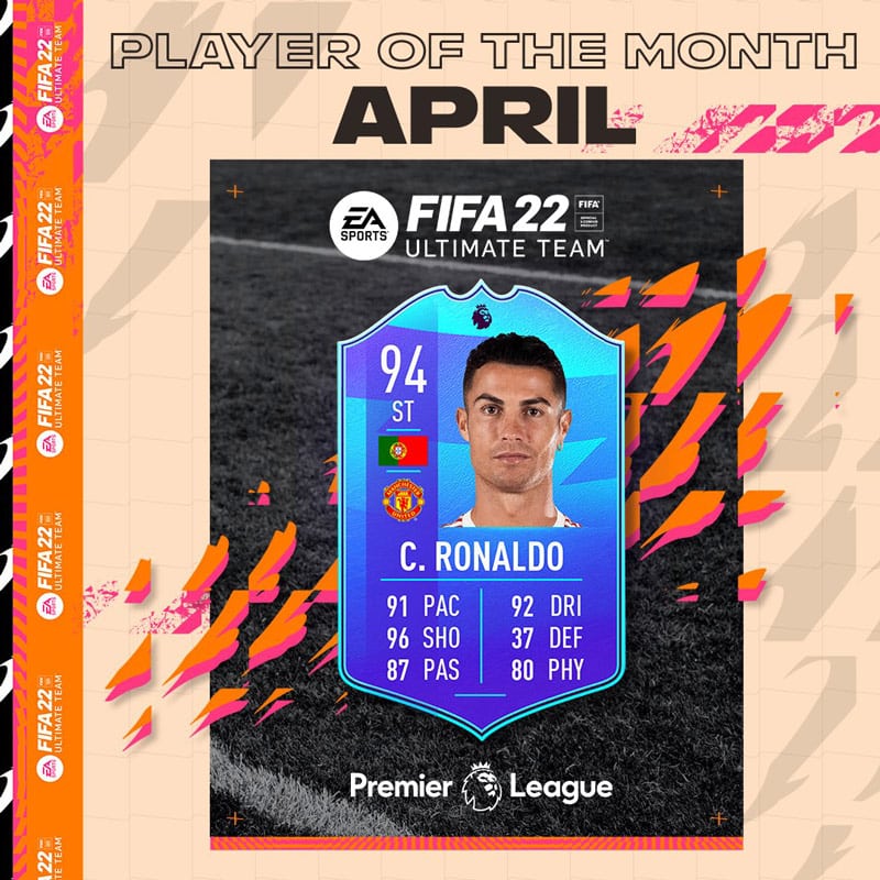 FIFA 22 POTM Cristiano abril 2022