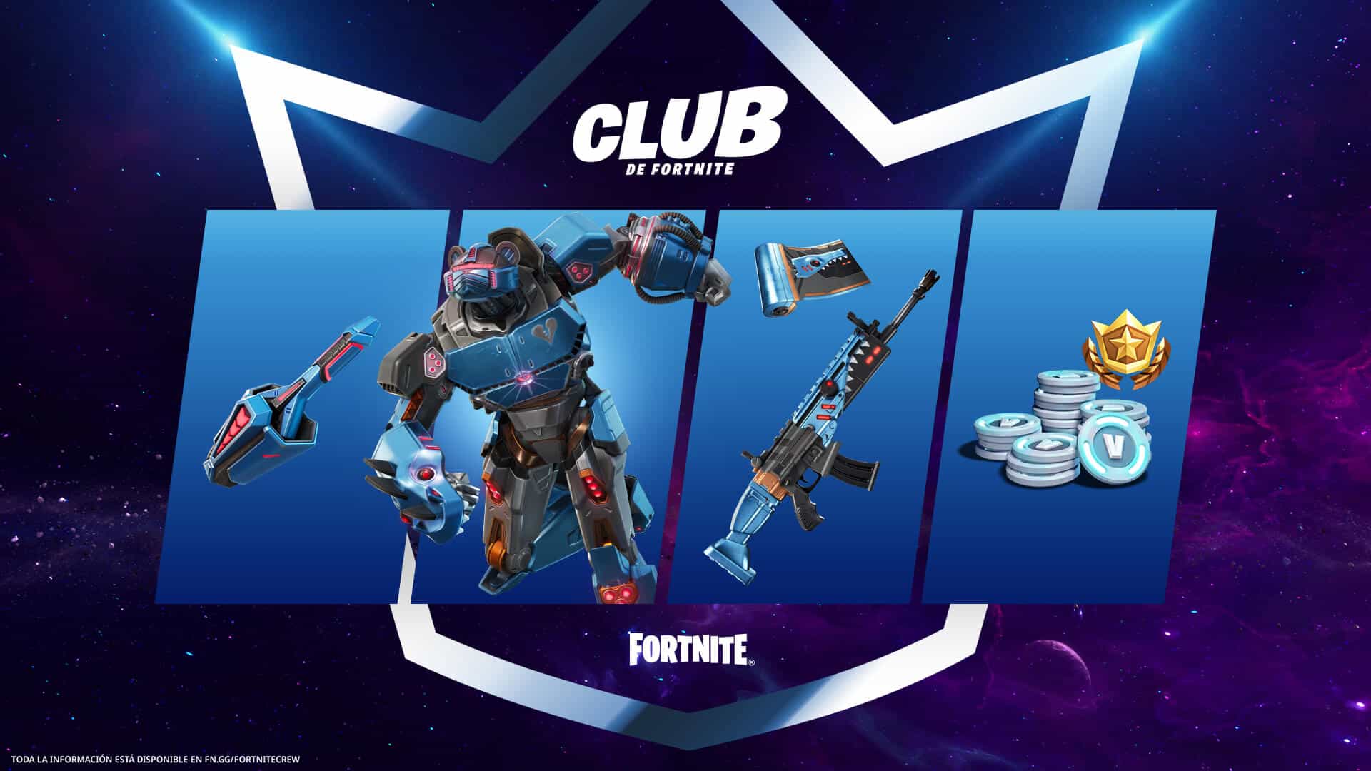 club de fortnite recompensas junio 2022