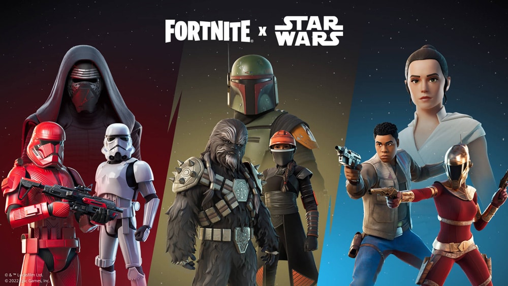fortnite skins de star wars mayo 2022