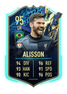 Alisson IF prediccion TOTS Ultimate FUT22