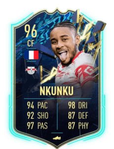 Christopher Nkunku IF prediccion TOTS Ultimate FUT22