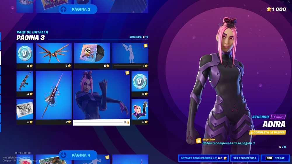 Fortnite C3T3 Pase Adira
