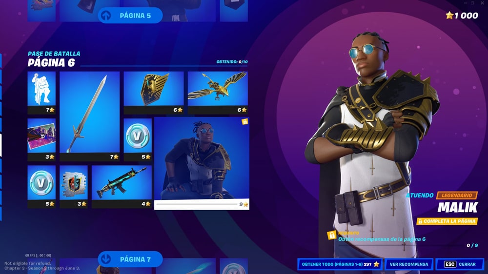Fortnite C3T3 Pase Malik