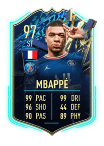 Kylian Mbappe IF prediccion TOTS Ultimate FUT22