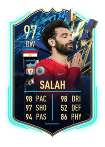 Mohamed Salah IF prediccion TOTS Ultimate FUT22