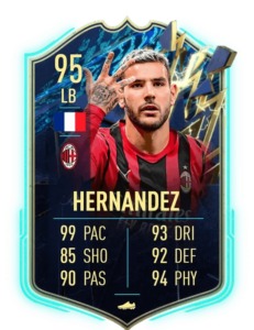 Theo Hernandez IF prediccion TOTS Ultimate FUT22