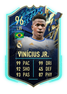 Vinicius Jr IF prediccion TOTS Ultimate FUT22