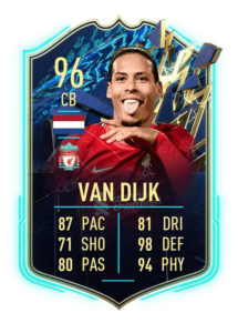 Virgil van Dijk IF prediccion TOTS Ultimate FUT22