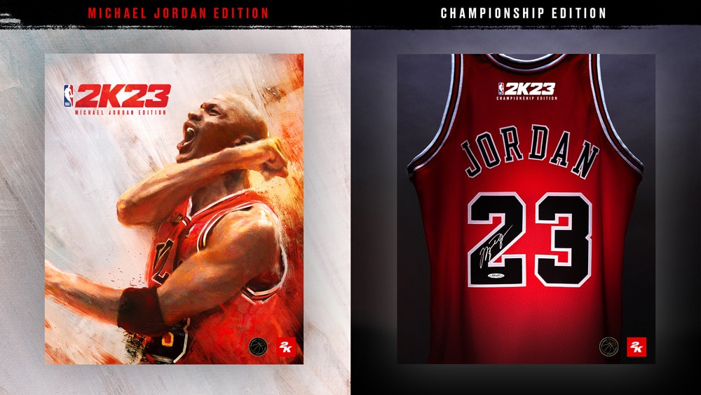 nba 2k23 portadas michael jordan y championship