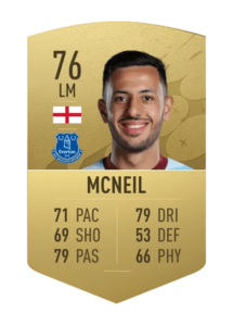 Dwight McNeil IF prediccion FUT23
