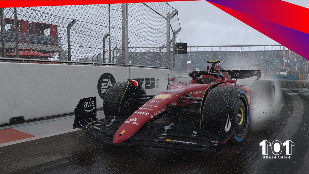 F1 22 Guía de configuración para el Gran Premio de Miami con lluvia