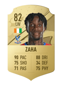 Wilfried Zaha IF prediccion FUT23