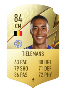 Youri Tielemans IF prediccion FUT23