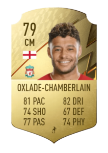 Alex Oxlade Chamberlain IF prediccion FUT23