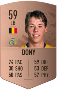 Arnaud Dony FUT23 prediccion