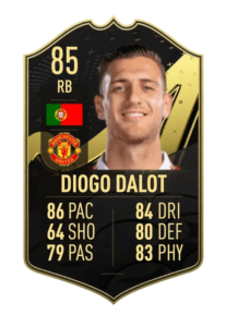 Diogo Dalot TOTW2 prediccion