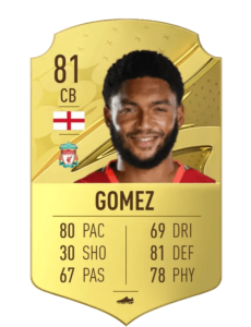 Joe Gomez IF prediccion FUT23