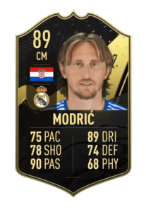 Luka Modric FUT23 TOTW2 prediccion 1